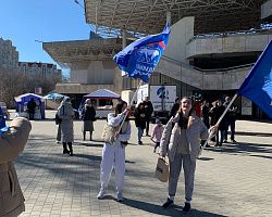 12 марта в парке Дворца культуры «Аркадия» состоялся митинг-концерт «Единство народов».