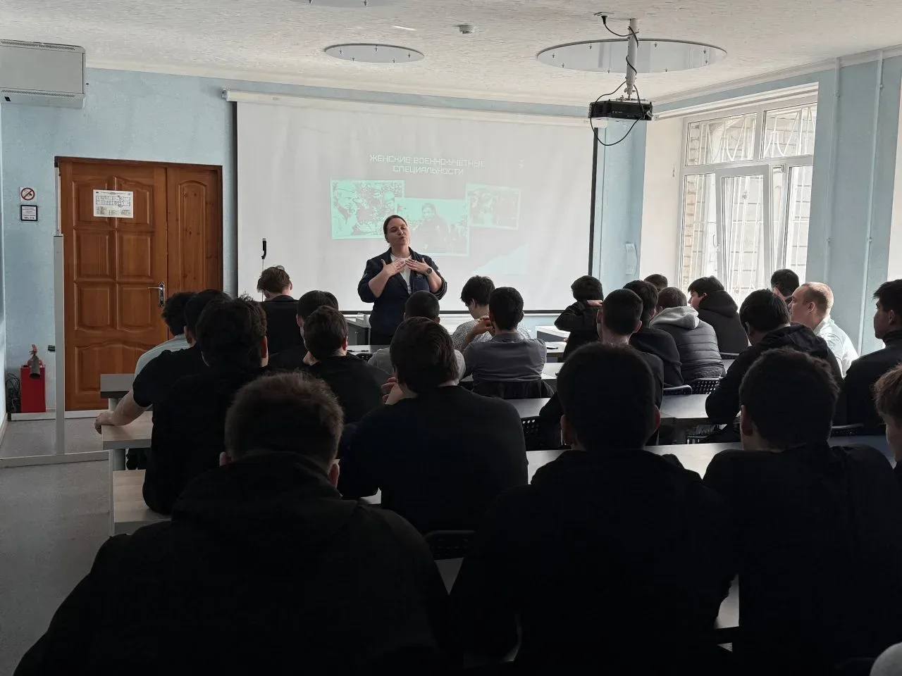 На механическом отделении прошла лекция о подвигах женщин в годы Великой Отечественной войны