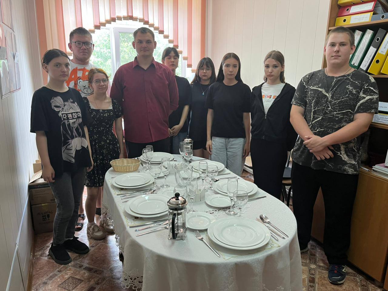 В Лиманском филиале завершилось обучение по программе «Официант 3 разряда»