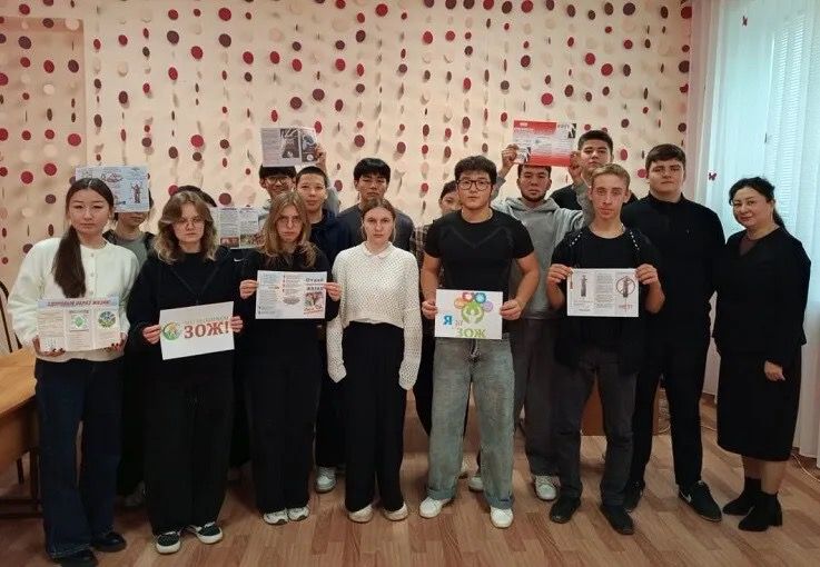 Харабалинский филиал АГПК провел акцию «Чистое поколение-2025»: студенты против вредных привычек