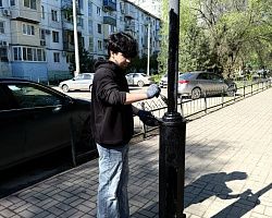 Студенты ИТЭП приняли участие в субботнике, организованном Росгвардией