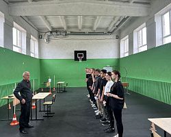 Алмаз Кустаубаев — студент 1 курса механического отделения, занял II место на региональной олимпиаде по ОБЗР 