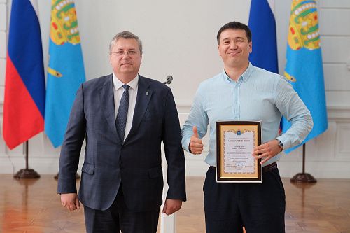 Нуржан Кунуспаев отмечен Благодарственным письмом губернатора Астраханской области