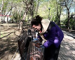 Студенты ИТЭП приняли участие в субботнике, организованном Росгвардией