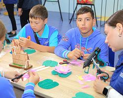 Астраханский государственный политехнический колледж представил Астраханскую область на Дне регионов в «Артеке»