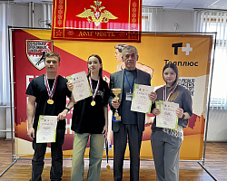 Команда АГПК триумфально выступила на первенстве студенческой лиги по пулевой стрельбе