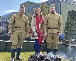 Старший методист АГПК представила Астраханскую область на I Межрегиональном военно‑патриотическом форуме «НВП»