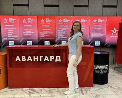 Старший методист АГПК представила Астраханскую область на I Межрегиональном военно‑патриотическом форуме «НВП»