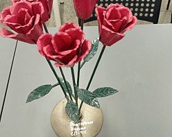 Студенты колледжа готовятся к выставке «Художественная мастерская сварщика»