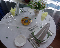 Мастер-класс по оформлению столов